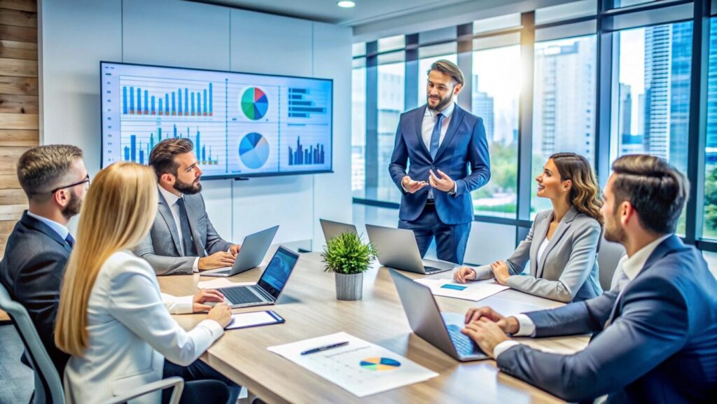 Top 10 Commercial Lead Generation Services in the USA (2025): Boost Your Business Growth 3 business people meeting office 9975 23075