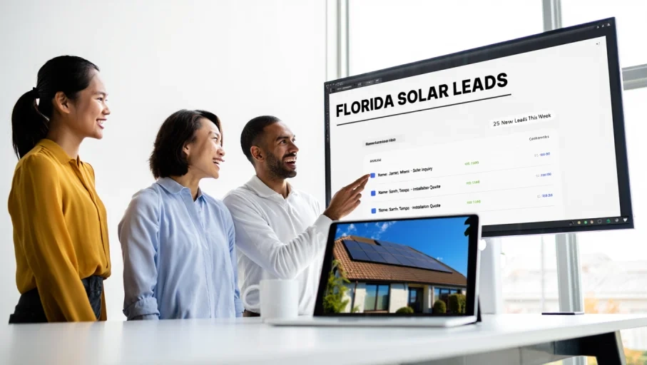 Solar Sales Leads for Contractors in Florida