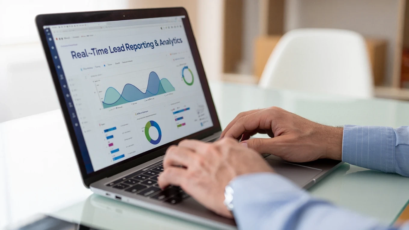 Real-time lead reporting and analytics for real estate